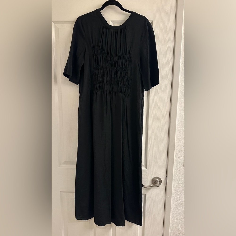 Zara Black Long Sleeve Dress